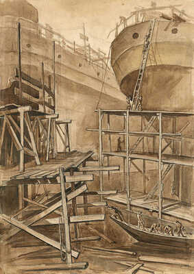 Морозов Константин Феофанович. На верфи